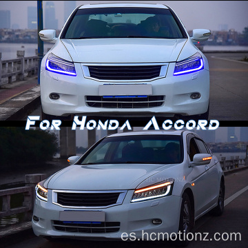 Hcmotionz 2008-2012 Honda Accord Drl Lámpara de cabeza